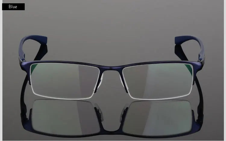 HOTOCHKI IP Electronic Plating Alloy Metal Men Eyeglasses Frame Optical Glasses Prescription Male Eyewear Spectacles