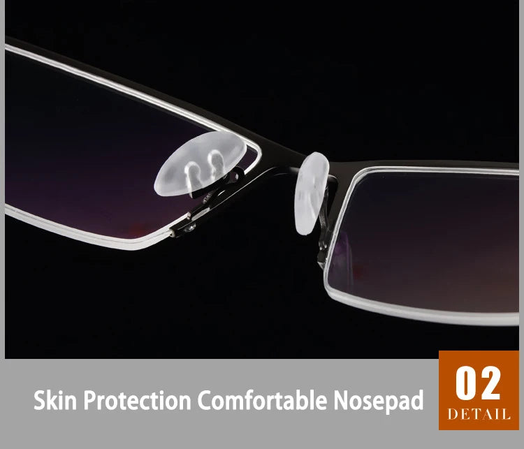 HOTOCHKI IP Electronic Plating Alloy Metal Men Eyeglasses Frame Optical Glasses Prescription Male Eyewear Spectacles