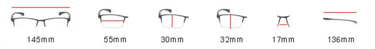 HOTOCHKI IP Electronic Plating Alloy Metal Men Eyeglasses Frame Optical Glasses Prescription Male Eyewear Spectacles